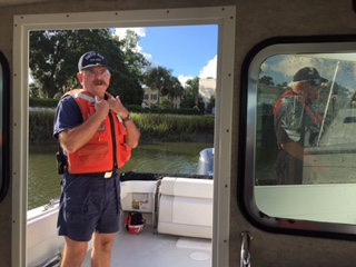 Photo of Coast Guard Auxiliary in action